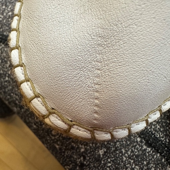 The Shoe Box white espadrille platform sneaker, 9, CB2328 - Picture 6 of 6